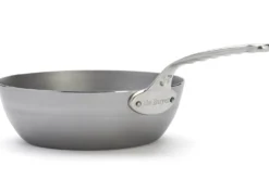 Sauteuse paysanne De Buyer Mineral B Pro 28cm en acier et poignée en fonte d'inox