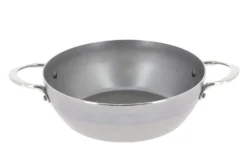 Sauteuse paysanne De Buyer Mineral B Element en fer bombée 2 anses