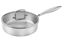 Sauteuse Pradel Excellence Lumia en inox avec couvercle en verre