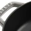 Sauteuse Staub Chistera en fonte émaillée gris graphite