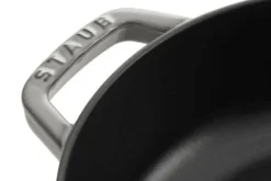Sauteuse Staub Chistera en fonte émaillée gris graphite