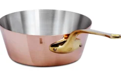Sauteuse évasée 24cm en cuivre Mauviel M'Héritage 200B tous feux sauf induction