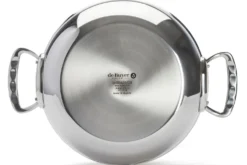 Sautoir bombé De Buyer Affinity 28cm en acier inoxydable 5 ply avec couvercle