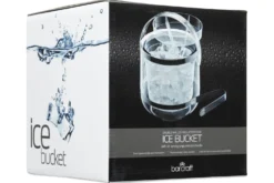 Seau à glace à double paroi BarCraft en acrylique avec pince