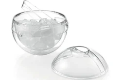 Seau à glace Guzzini Stella sphérique + pince de service