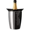 Seau refroidisseur à Champagne Vacu Vin en acier brossé