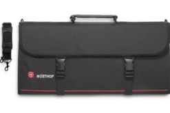 Serviette pour couteaux de cuisine avec sangles vide 18 emplacements Wüsthof