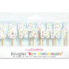 Set 15 bougies "Bon Anniversaire" Scrapcooking