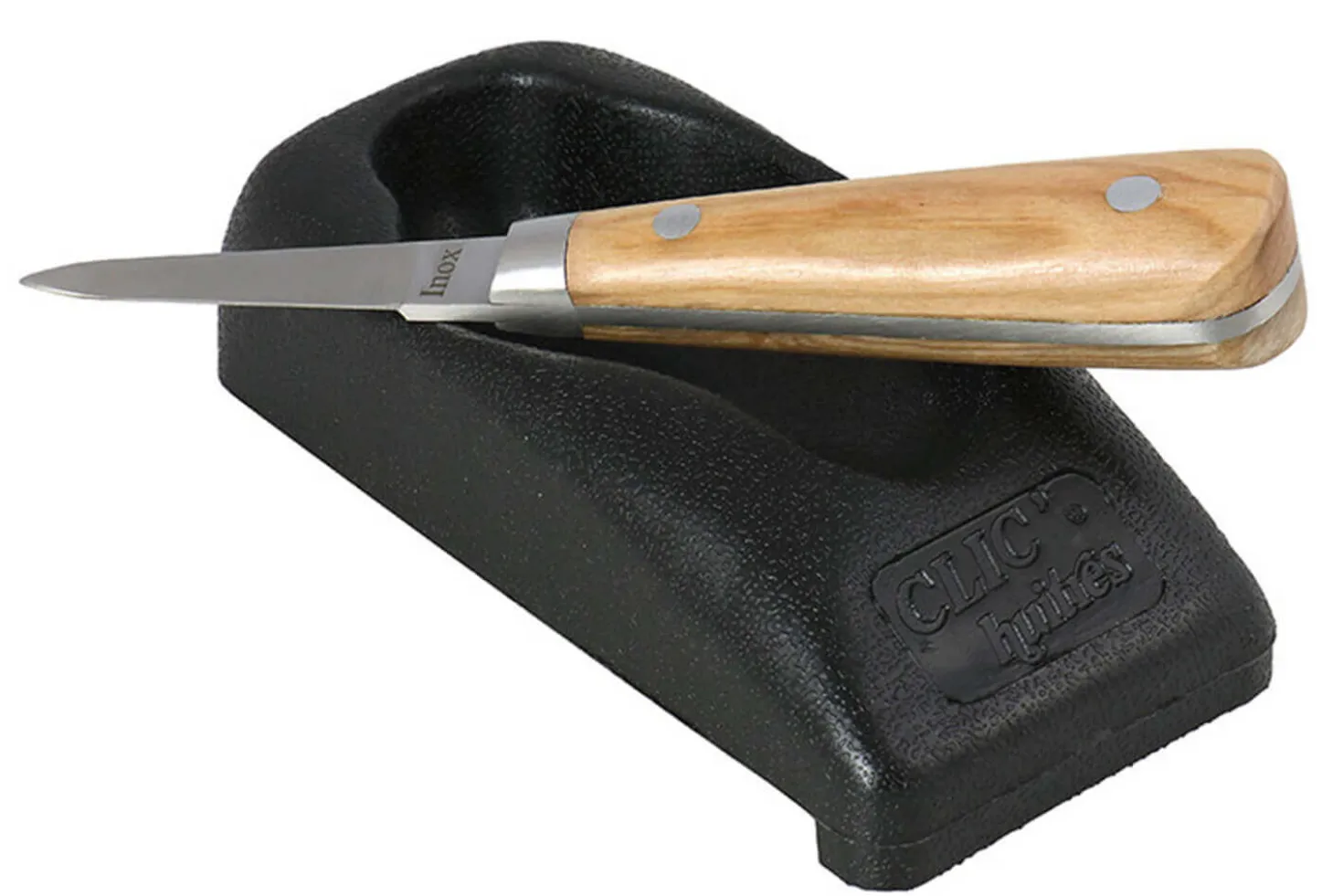 Set CLIC'huîtres avec cale et lancette manche en bois