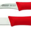 Set 2 couteaux Arcos Nova lames acier inox NITRUM manches rouges