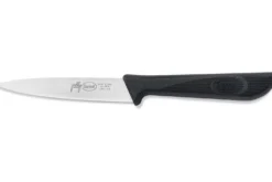 Set 3 couteaux de cuisine Sanelli Jolly acier inox manche noir