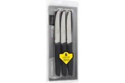 Set 6 couteaux de table Arcos lames acier NITRUM manche noir