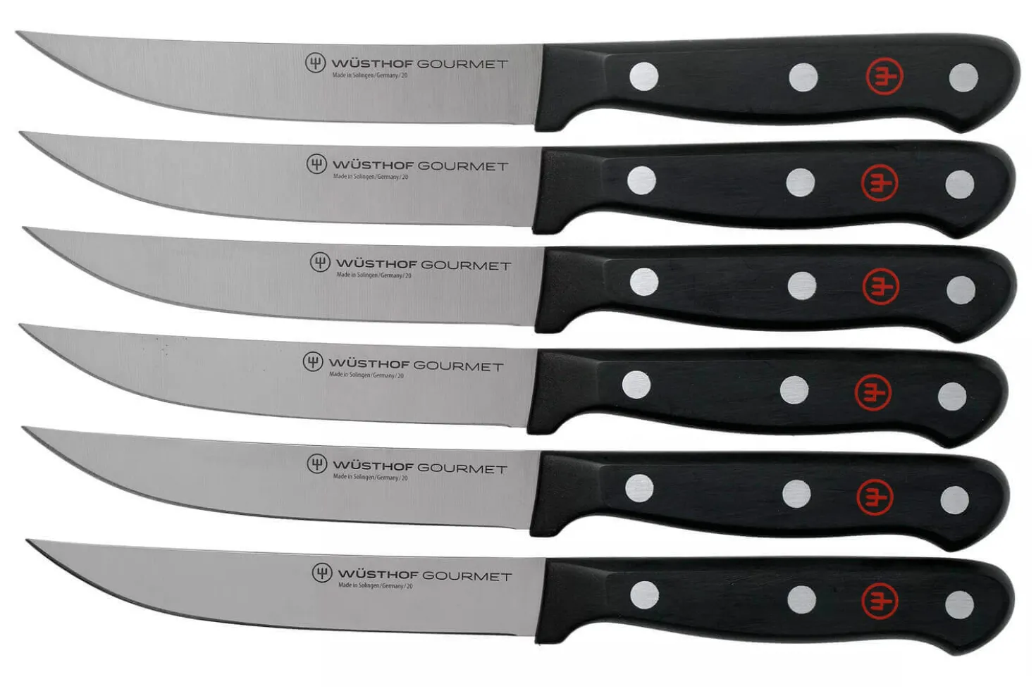 Set 6 couteaux à steak Wüsthof Gourmet 12cm