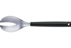 Set 2 couverts à salade Triangle en inox brossé et manche en polypropylène