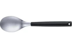Set 2 couverts à salade Triangle en inox brossé et manche en polypropylène