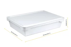 Set de 2 bacs à pâtons Ooni en PP 42,3 x 32,3 x 9,3cm