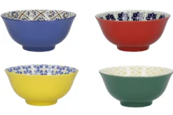 Set de 4 bols KitchenCraft World of Flavours en céramique diamètre 15cm