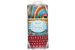 Set de 250 caissettes à cupcakes ou muffins KitchenCraft Sweetly Does It en papier multicolore