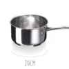 Set de 4 casseroles Beka Chef en inox 14, 16, 18 et 20cm