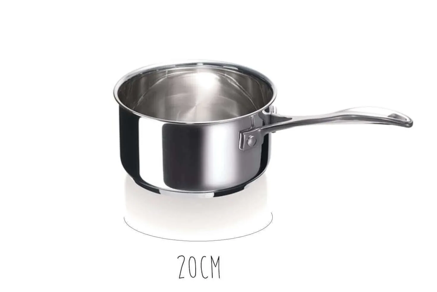 Set de 4 casseroles Beka Chef en inox 14, 16, 18 et 20cm