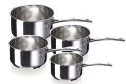 Set de 4 casseroles Beka Chef en inox 14, 16, 18 et 20cm