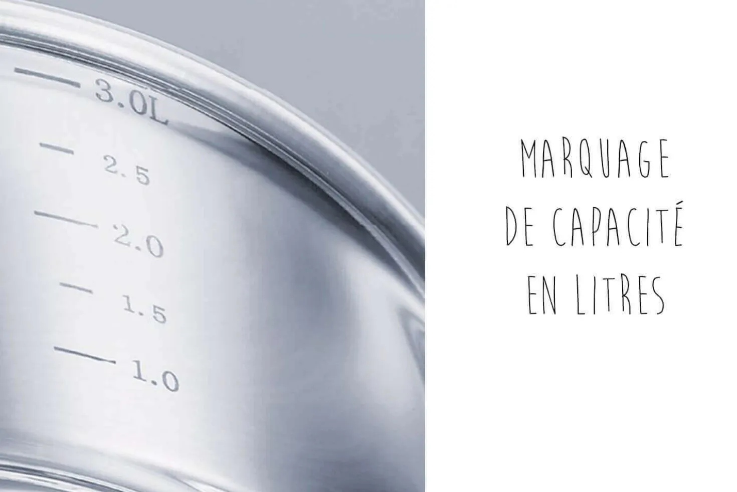 Set de 4 casseroles Beka Chef en inox 14, 16, 18 et 20cm