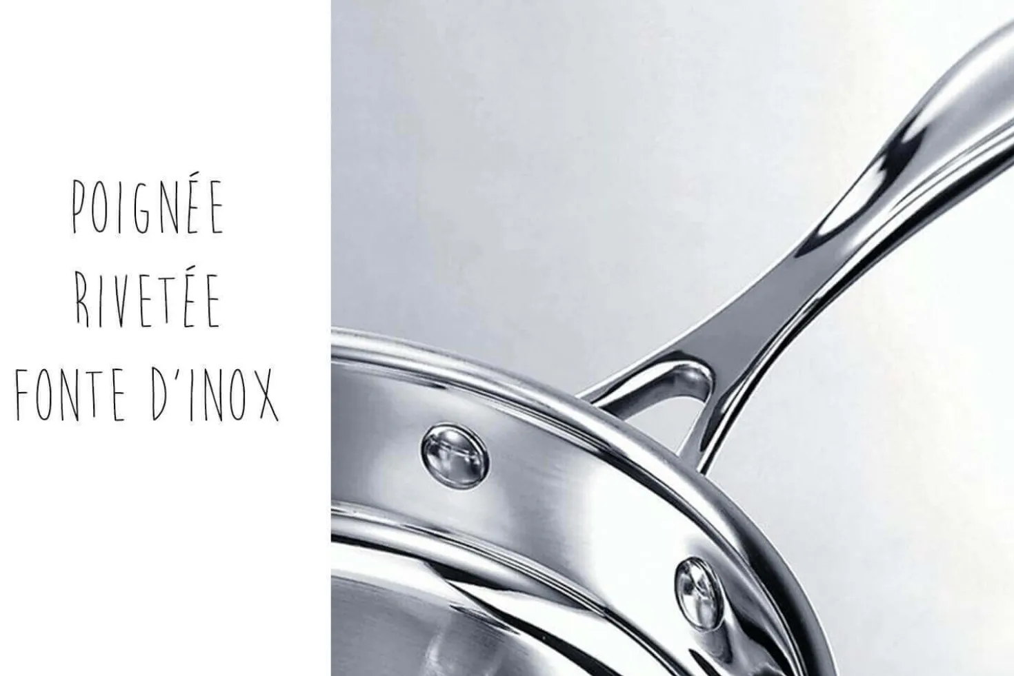 Set de 4 casseroles Beka Chef en inox 14, 16, 18 et 20cm
