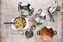 Set de 5 casseroles Beka Polo en acier inoxydable 18/10 et poignée en bakélite
