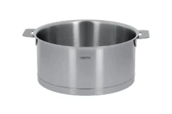 Set de 4 casseroles Cristel Strate Amovible en acier inox 18/10 + 2 poignées Strate inox