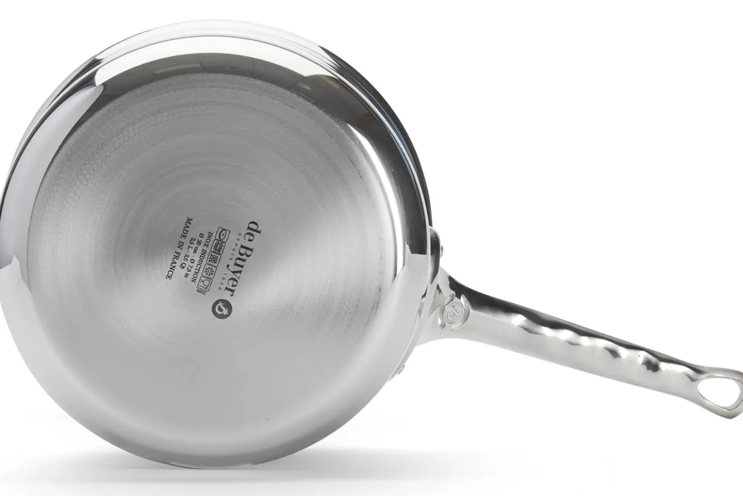 Set de 3 casseroles De Buyer Affinity en acier inoxydable 5 ply 16-18-20cm