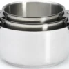 Set de 3 casseroles De Buyer Milady Twisty en acier inoxydable
