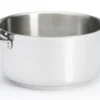 Set de 4 casseroles De Buyer Milady Twisty en acier inoxydable + 1 poignée + 2 anses
