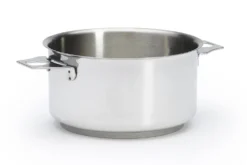 Set de 4 casseroles De Buyer Milady Twisty en acier inoxydable + 1 poignée + 2 anses