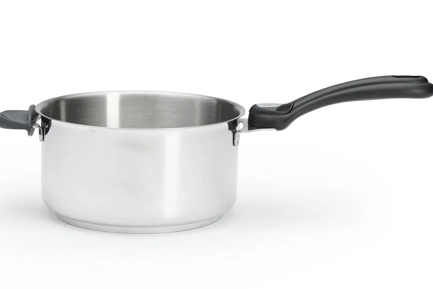 Set de 4 casseroles De Buyer Milady Twisty en acier inoxydable + 1 poignée + 2 anses
