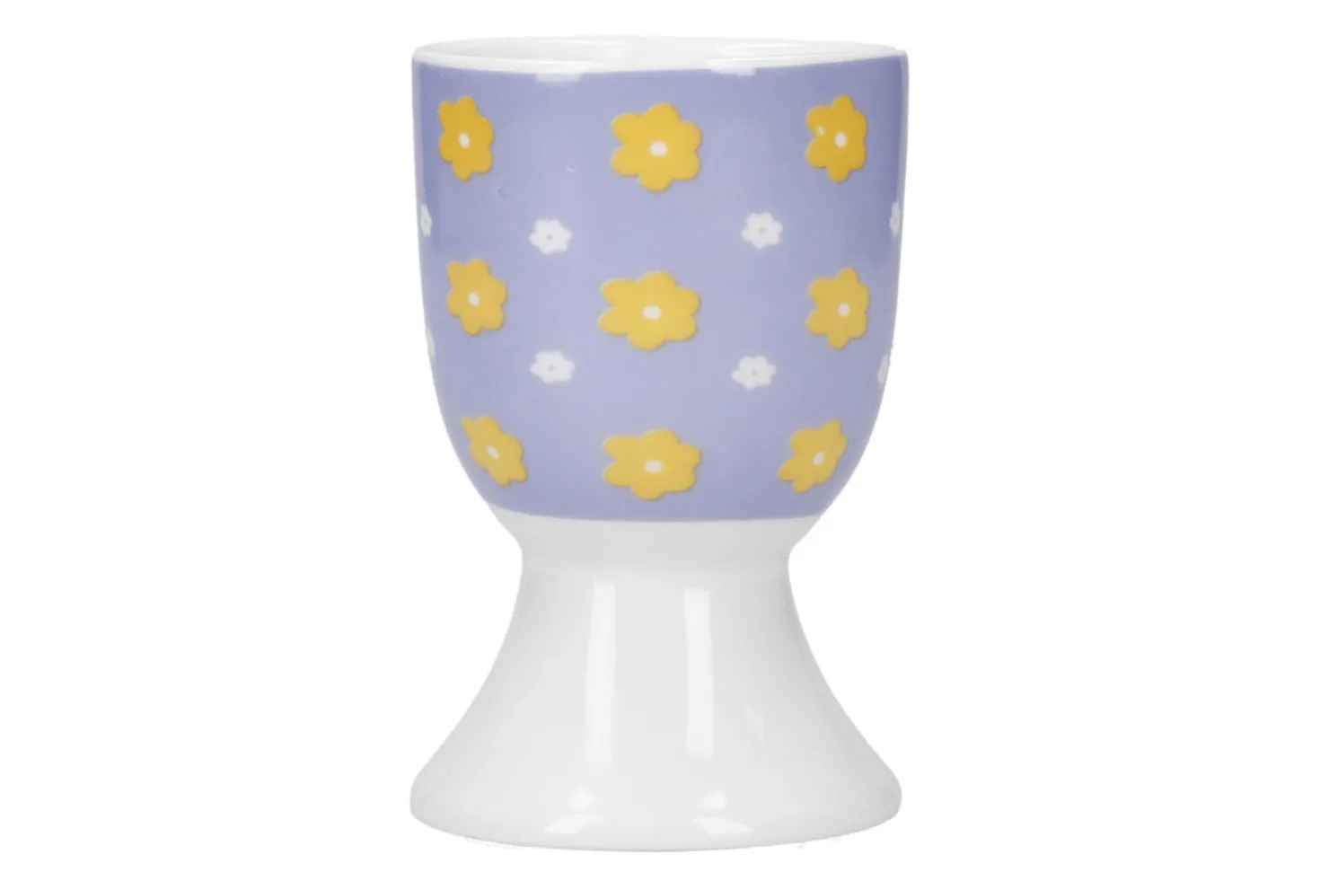Set de 4 coquetiers KitchenCraft Soleada en porcelaine motifs floraux