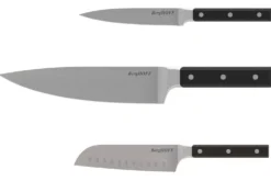 Set de 3 couteaux Berghoff Dina Gene en acier inoxydable noir