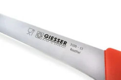 Set de 3 couteaux de boucher professionnels Giesser manche rouge