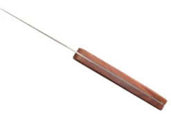 Set de 2 couteaux d'office Deejo Office Art Déco manche en bois d'olivier et bois corail 9cm