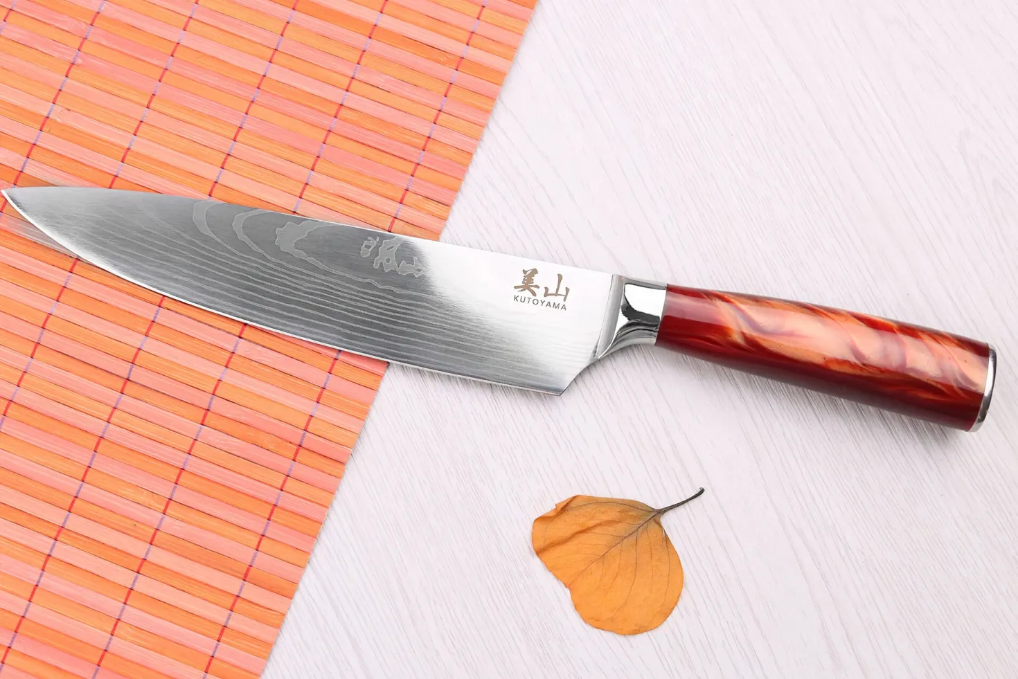 Set de 2 couteaux Kutoyama Red Flame chef + office