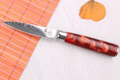 Set de 3 couteaux Kutoyama Red Flame chef + universel + office