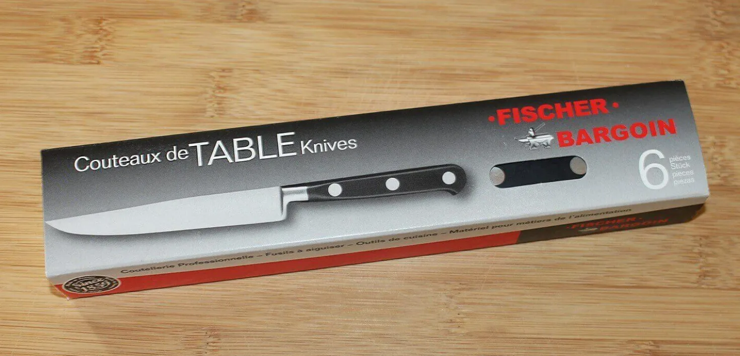 Set de 6 couteaux à steak Fischer Sabatier 64 lame 12.5cm