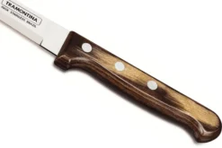 Set de 12 couteaux à steak Tramontina Gaucho lame 13cm manche marron