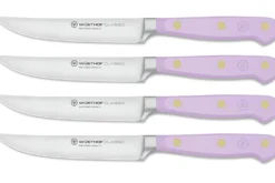 Set de 4 couteaux à steak Wusthof Classic Colour Purple Yam forgé lame 12cm