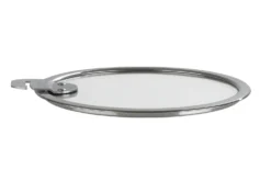 Set de 4 couvercles plats Cristel Strate Amovible 14 à 20cm en verre trempé