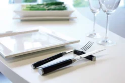 Set de couverts de table japonais KAI haut de gamme couteau + fourchette
