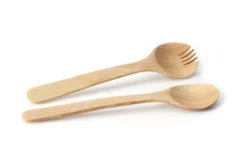 Set de 2 couverts à salade Continenta en bois d'hévéa 31cm