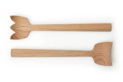 Set de 2 couverts à salade Continenta en bois de chêne 30,5cm