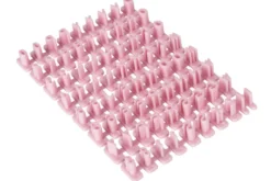 Set de 73 emporte-pièces KitchenCraft chiffres et lettres en polymère rose