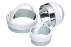 Set de 3 emporte-pièces ronds KitchenCraft en inox avec poignées