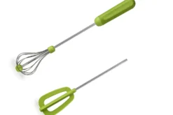 Set de 2 fouets magiques Lékué verts en synthétique et acier inox